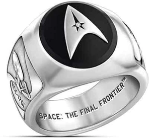 Beautiful Star Trek Ring Size 11 FREE SHIPPING IN THE USA! - Picture 1 of 2