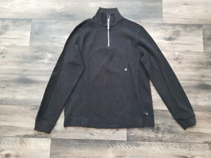 New! EDDIE BAUER - Women's Black Classic Tunic Sweatshirt - Size S - Quarter-Zip - Bild 1 von 3