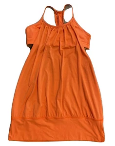 Lululemon Orange Active Run Yoga Top w/ Built-in Bra - 8 US / 12 AUS - Bild 1 von 6