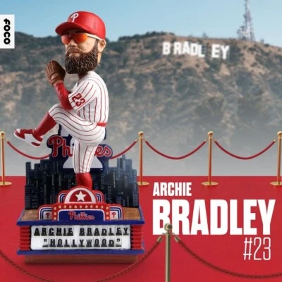 Archie Bradley Philadelphia Phillies Hollywood Bobblehead NIB IN HAND!! - Image 1 of 4