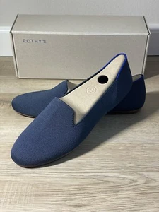 Rothys Navy Ballet Flats Women’s Size US 9 Blue New! 002-316 - Picture 1 of 9