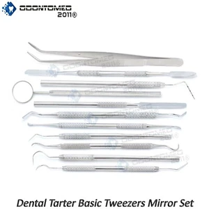 Kit de examen de higienista dental sondas exploradoras pinzas universitarias herramientas de mezcla - Imagen 1 de 17