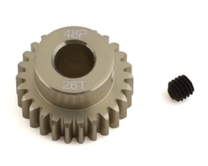 ProTek RC 48P Lightweight Hard Anodized Aluminum Pinion Gear (5.0mm Bore) (26T) - Picture 1 of 1