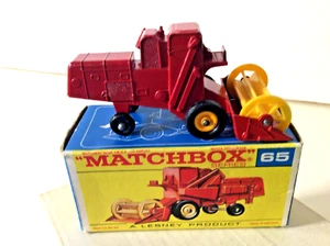 Matchbox by Lesney RW 1-75 No.65c Claas Combine Harvester *TYP4* 1970 mit F2-OVP - Bild 1 von 12