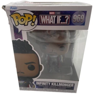 Funko POP Marvel What If Infinity Killmonger #969 Figura in vinile - Foto 1 di 8