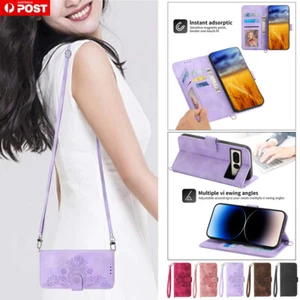For Google Pixel 9/8/7/6 Pro 8A 7A 6A Shockproof Leather Wallet Case Flip Cover - Picture 1 of 78