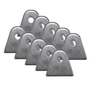 10 Pack Chassis Mounting Tabs 1/8" Thick Steel 1/4" Hole 1-7/16" Long Weldable - Picture 1 of 1
