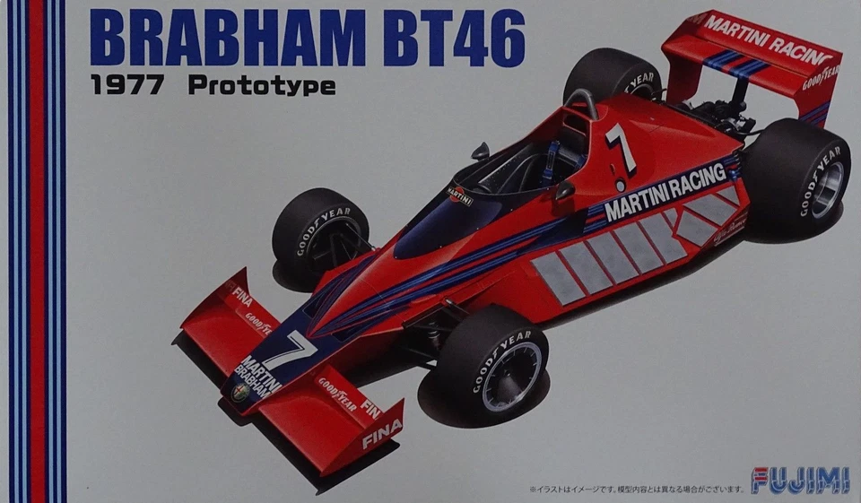 FUJIMI 1:20 KIT AUTO F1 BRABHAM BT46 1977 PROTOTYPE MARTINI RACING ART 091853 - Immagine 1 di 1