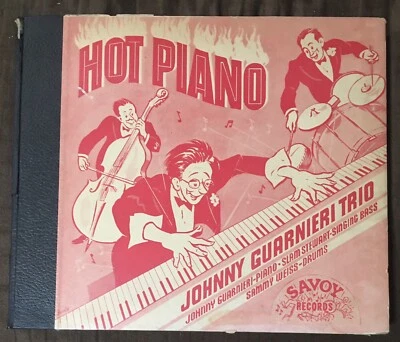 JOHNNY GUARNIERI TRIO Hot Piano - 1945 Savoy 4-78 Album - BEAUTIFUL NM — 第 1/4 张图片
