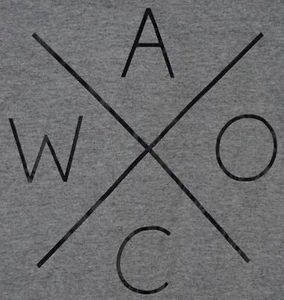 WACO TEXAS TX T SHIRT TEE GRAY MENS SIZE M MEDIUM - Picture 1 of 5
