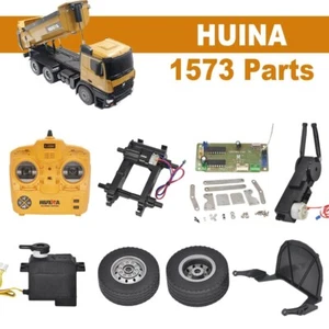 New Huina 1573 RC Dump Truck 1:14 Upgrade Parts Spare Tire Gearbox DIY Toy - Picture 1 of 11