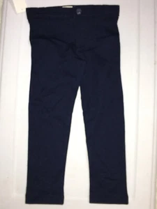 Oshkosh Pants Stretch Little Girls Size 4 Adjustable Waist Navy Blue NWT - Picture 1 of 8