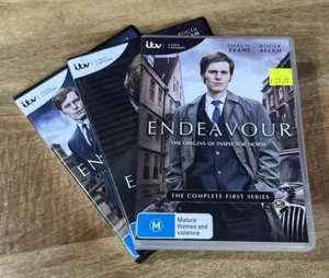 Endeavour DVD Tv Show Season 1-3 DVD (1, 2, 3) PAL Region 4 ITV Shaun Evans BBC - Picture 1 of 7