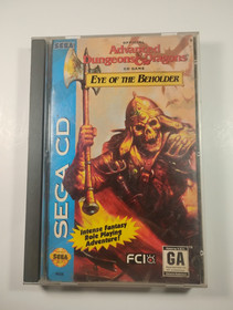 Advanced Dungeons & Dragons Eye of The Beholder Sega CD (MANUAL BADLY WATER)