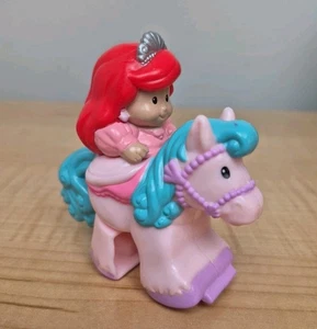 Fisher Price Little People Klip Klop Princess Ariel Pink Horse Little Mermaid -A - Picture 1 of 14