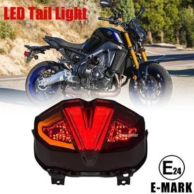 LED Tail Light Brake Lamp Turn Signal For Yamaha MT-09 SP / MT-10 SP 2021 2022 - Image 1 of 4