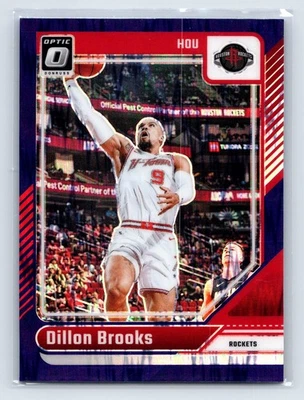 Donruss Optic #194 Dillon Brooks Purple Shock Houston Rockets 2024-25 Foto 1 de 2