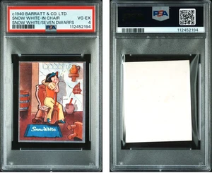 1940 Barratt Snow White & 7 Dwarfs - Snow White - In Chair Psa 4 - Picture 1 of 1
