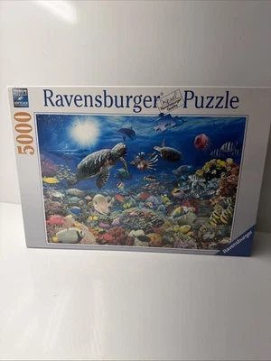 Never Used Ravensburger under the sea 5000 piece puzzle Open Box 60 X 40” Ocean - Image 1 of 3