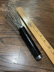 KitchenAid Wire Whisk Hand Utensil Stainless Steel Black Handle Baking 10" US - Bild 1 von 2