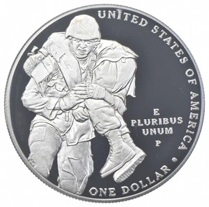 2011-P Proof Medal of Honor Commemorative Silver Dollar $1 *2509 - Picture 1 of 3