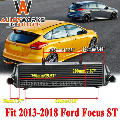 Fit 2013-2018 2014 Ford Focus ST 2.0L L4 400hp Upgrade Front Mount Intercooler. Foto 1 de 4