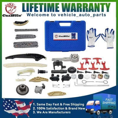 EA888 Engine Timing Chain Kit + Tool Kit For Audi A3 Quattro A4 A6 Q5 2.0L TFSI - Image 1 of 4