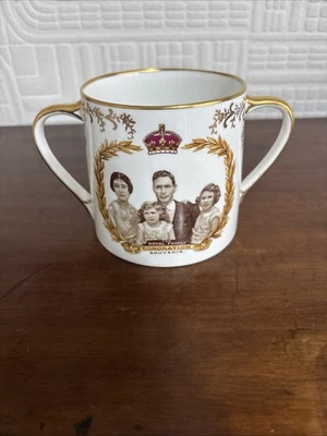 Rare Marcus Adams 1937 Coronation Loving Cup Midland Counties Golf Association - Image 1 of 4