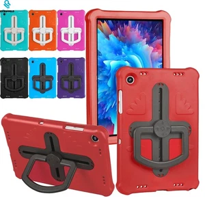 Hülle für Samsung Galaxy Tab A9 A9+ A11 Tablet Luxus Silikon Ständer Case Cover - Picture 1 of 14