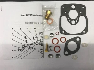 Made in USA Solex 26VBN 26 VBN carburetor kit Farmall french Cub Ferguson TEA20 - Picture 1 of 1
