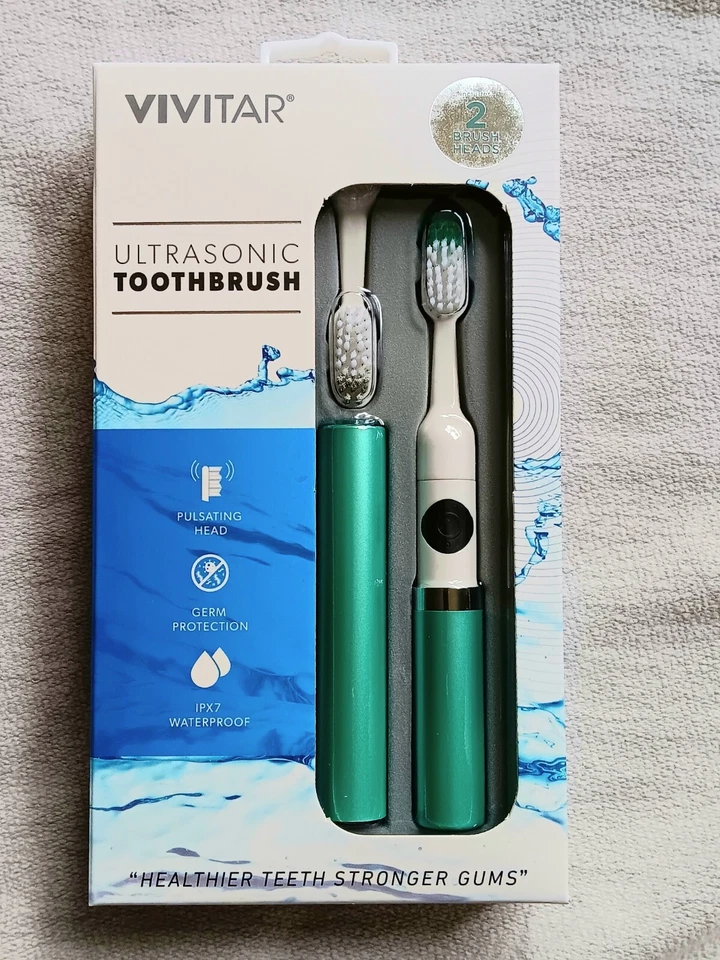 Vivitar Ultrasonic Toothbrush Green — 第 1/1 张图片