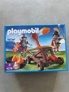 PLAYMOBIL 4278 romains histoire légionnaire officier et catapulte Neuf Scellé - Foto 1 di 6