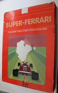 Super-Ferrari for ATARI VCS 2600 (Modul & Box) (1985 Quelle) classic 8-bit - Picture 1 of 4
