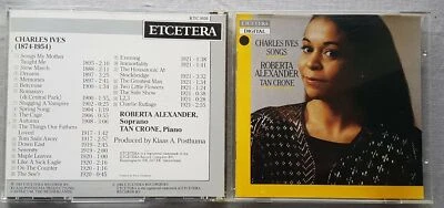 hu) Ives:Songs Roberta Alexander Tan Crone 1984 EtCetera - Bild 1 von 2