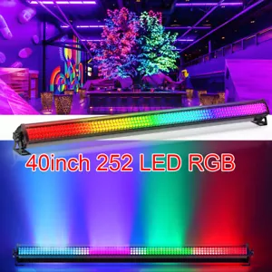 252 LED RGB Wall Wash Bar Light DMX512 DJ Party Disco Stage Show Display Lights - Picture 1 of 11