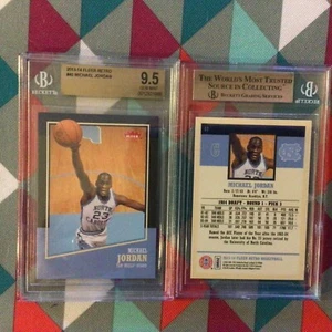 2013/14 Fleer Retro Michael Jordan #40 HOF Legend BGS Gem Mint 9.5 Bulls 🐐🐐 - Picture 1 of 1