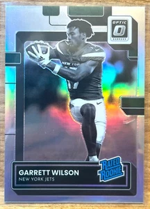 2022 Donruss Optic - Garrett Wilson - Rated Rookie - Holo Negative Variation SP - Bild 1 von 2