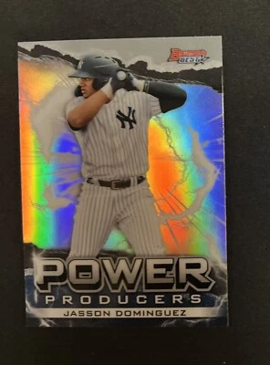 Jasson Dominguez - 2020 Bowman's Best Baseball Yankees Power Producers RR1 - Image 1 of 2