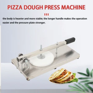 Pressatrice manuale per fogli pasta pizza macchina per tortilla farina 20 cm - Foto 1 di 12
