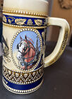 1987  Budweiser Collector's Beer Stein Clydesdale Horse Head