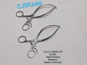 2 pcs. V. MUELLER GL500 Gelpi Perineal Retractor Made In Germany (USED). - Picture 1 of 10
