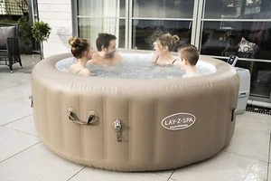 Lay-Z-Spa Bestway Palm Springs Hot Tub with Freeze Shield Technology, 4-6 Person - Picture 1 of 9