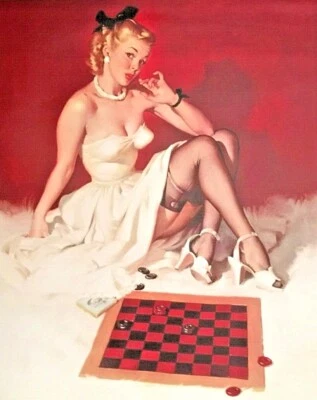 SUPER VENTA 12x18 TU MUDANZA pinup ELVGREN pin-up falda lencería medias Foto 1 de 4