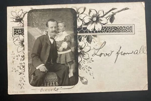1905 Sydney Australia RPPC Postcard Cover To Clifton Hill Father & Son - Picture 1 of 2