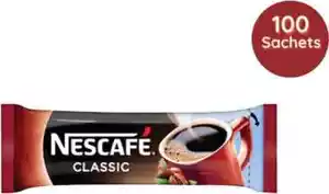 Nescafé Classic Instant Coffee Single Serving Sachet, 100 Sticks Pack - Picture 1 of 3