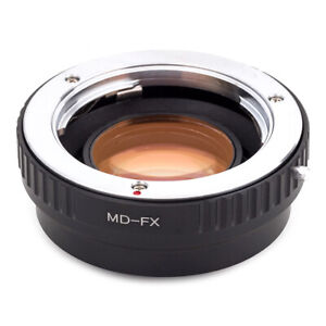 Lens Adapter Focal Reducer Speedbooster for Minolta MD Lens to For Fuji X Camera
