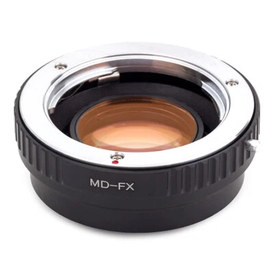 Lens Adapter Focal Reducer Speedbooster for Minolta MD Lens to Fujifilm X Camera - Image 1 of 4