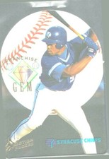 CARLOS DELGADO  BLUE JAYS 1995 ACTION PACKED FRANCHISE GEM DIE-CUT #65