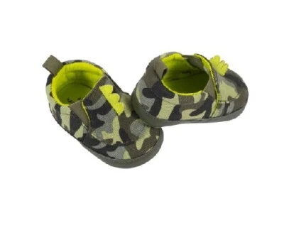 Gerber Bebé Niño 1 Par Camuflado Dinosaurios Zapatos Talla 3-6 Meses Foto 1 de 3