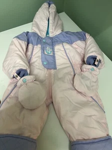 Baby Girls Snow Suit 9-12 - Picture 1 of 2